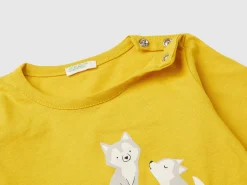 Long sleeve t-shirt in warm organic cotton