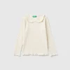 Long sleeve t-shirt with collar