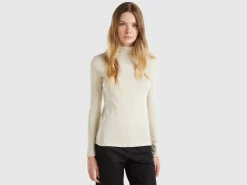 Long sleeve t-shirt with high neck