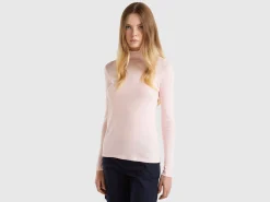 Long sleeve t-shirt with high neck