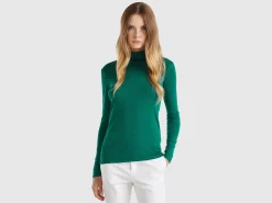 Long sleeve t-shirt with high neck