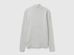 Long sleeve t-shirt with high neck