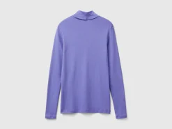 Long sleeve t-shirt with high neck