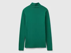 Long sleeve t-shirt with high neck