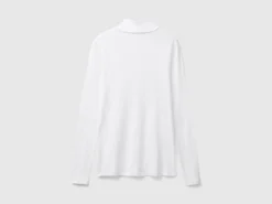 Long sleeve t-shirt with high neck