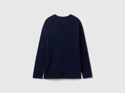Long sleeve t-shirt with logo print