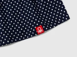 Loose-fitting polka-dot pyjamas in organic cotton