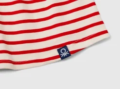 Loose-fitting striped organic cotton pyjamas