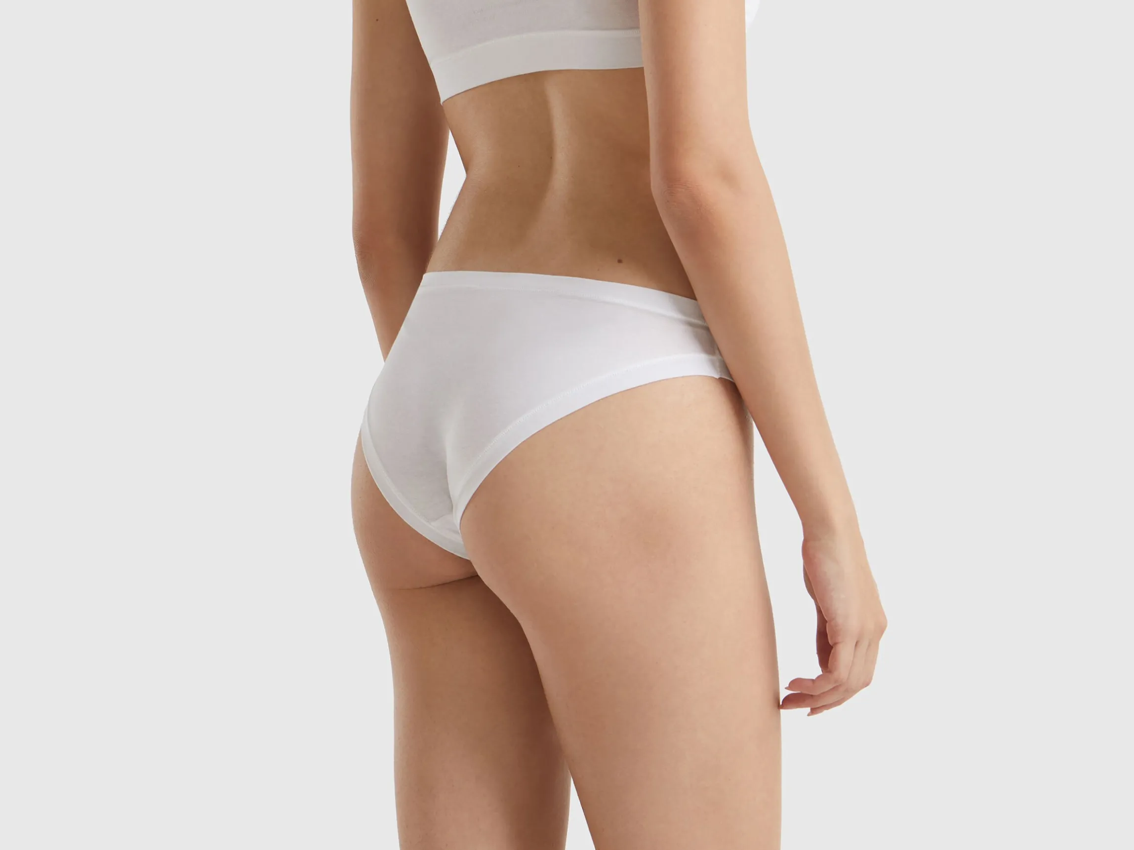 Low rise underwear in super stretch organic cotton