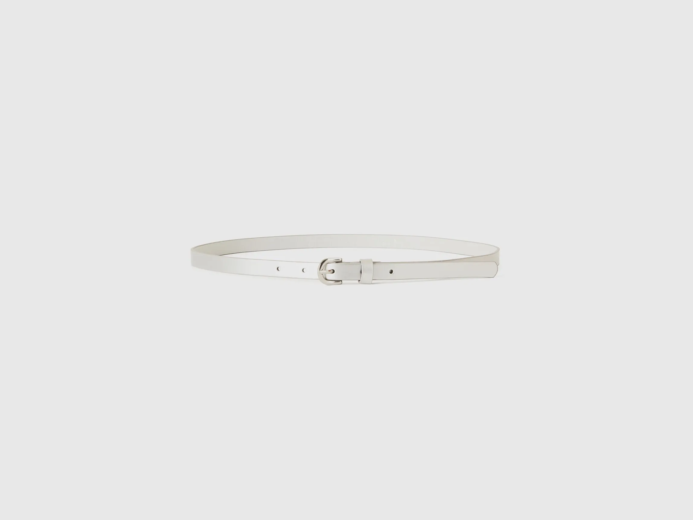 Low synthetic patent leather belt