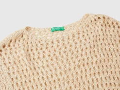 Mesh vest with lurex