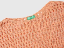 Mesh vest with lurex