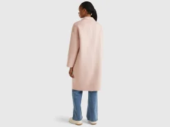 Midi coat in wool blend