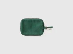 Military green keychain and coin purse