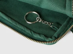 Military green keychain and coin purse