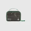 Military green travel toiletry bag with hook