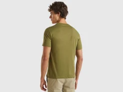 Military green t-shirt