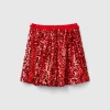 Mini skirt with sequins