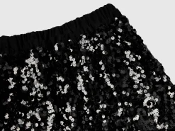 Mini skirt with sequins