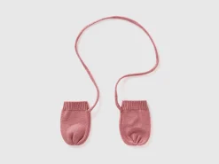 Mittens in viscose blend