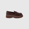 Moccasins in imitation leather
