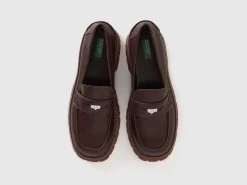 Moccasins in imitation leather