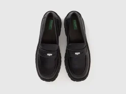 Moccasins in imitation leather