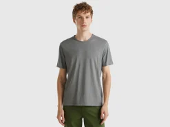 Mouse gray t-shirt in slub cotton