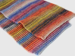 Multicolor scarf in wool blend