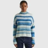 Multicolor sweater in wool blend