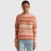 Multicolor sweater in wool blend
