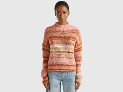 Multicolor sweater in wool blend
