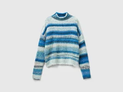 Multicolor sweater in wool blend