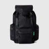 Multi-pocket nylon rucksack