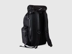 Multi-pocket nylon rucksack