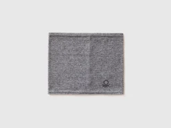 Neck warmer in stretch cotton
