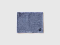 Neck warmer in stretch cotton