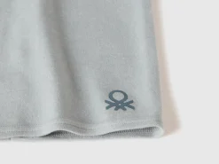 Neck warmer in stretch cotton
