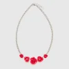 Necklace with roses