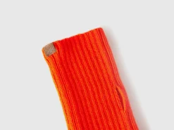 Neon orange sleeves