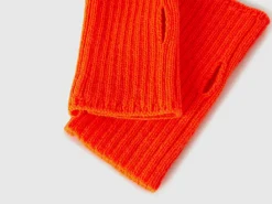Neon orange sleeves