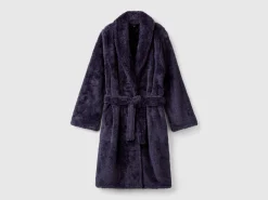 Nightgown in faux fur