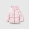 Nylon jacket with hood