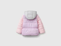 Nylon jacket with hood