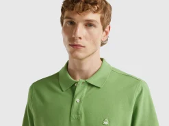Olive green regular fit polo