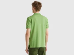 Olive green slim fit polo