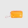 Orange mini beauty travel case