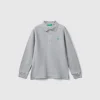 100% organic cotton long sleeve polo