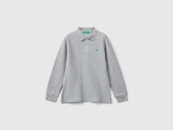 100% organic cotton long sleeve polo