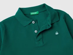 100% organic cotton long sleeve polo